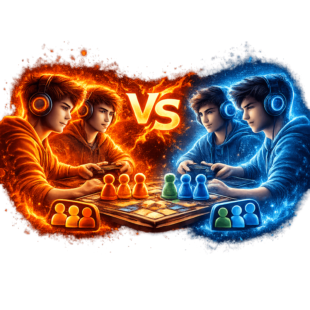 Ludo Fire 2 vs 2 Mode